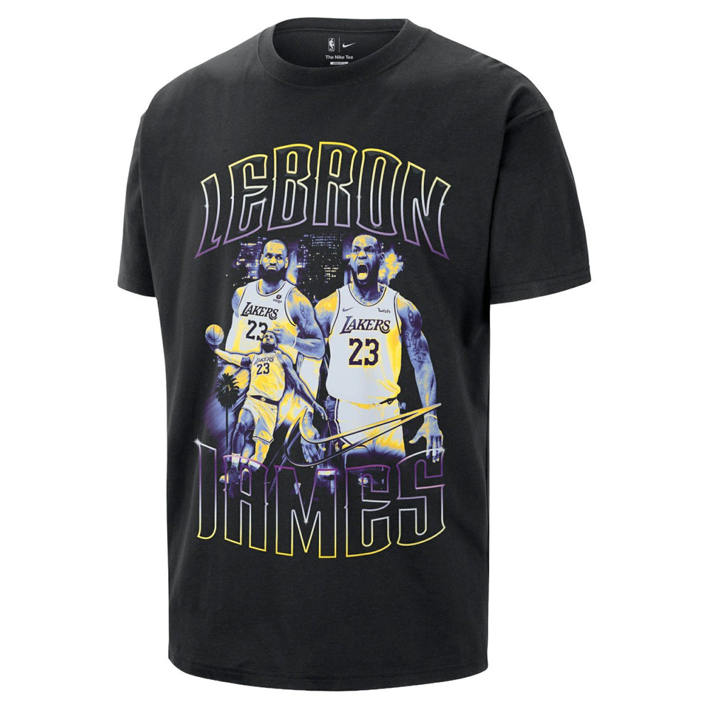 LeBron James Los Angeles Lakers Unisex Athlete T-Shirt Black | Nike for sale