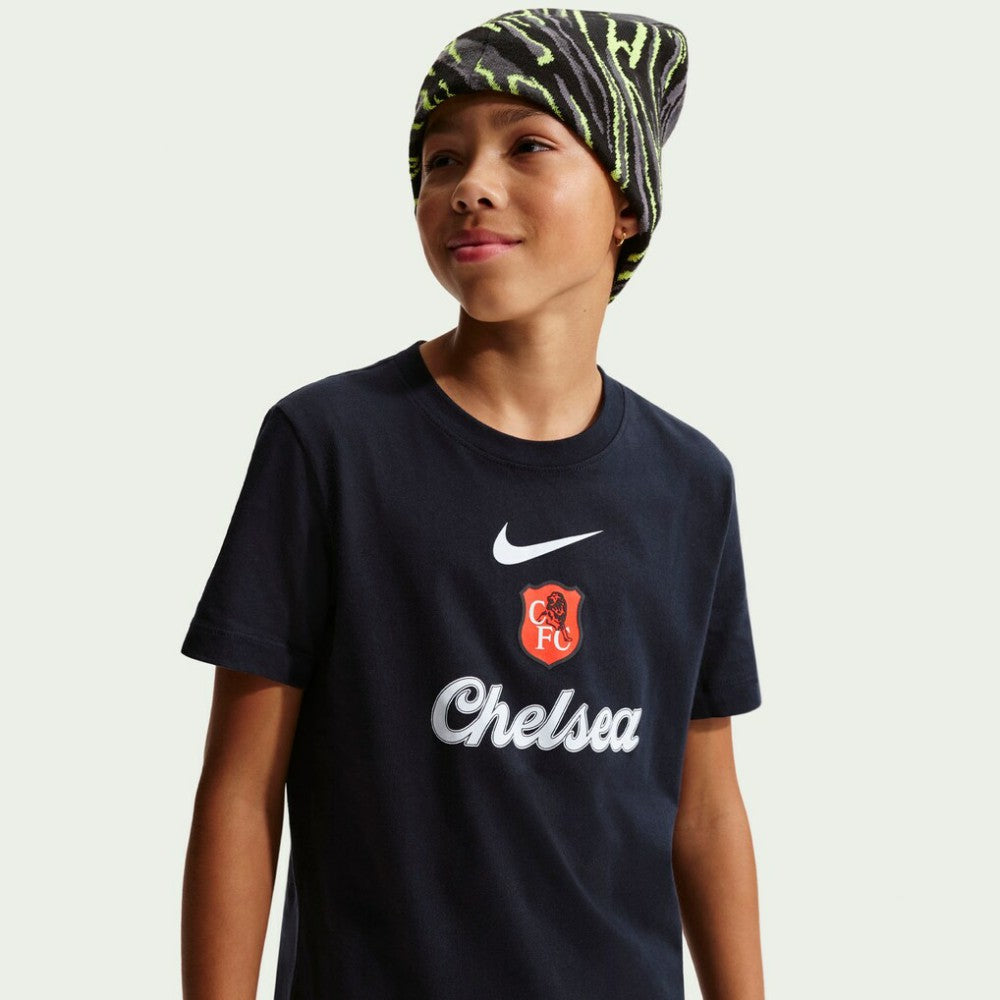 Chelsea Youth Crest T-Shirt Black - Nike outlet