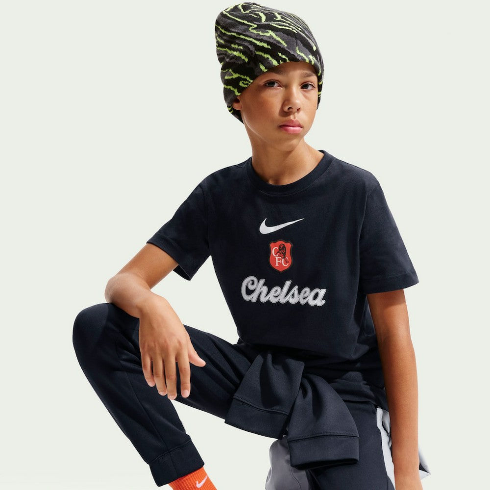 Chelsea Youth Crest T-Shirt Black - Nike outlet