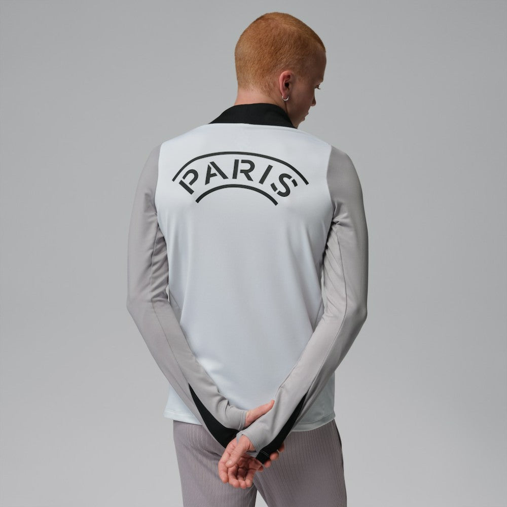 Paris Saint-Germain Jordan Brand Men's Strike Drill Quarter-Zip Long Sleeve Dri-FIT Top White - Jordan sale