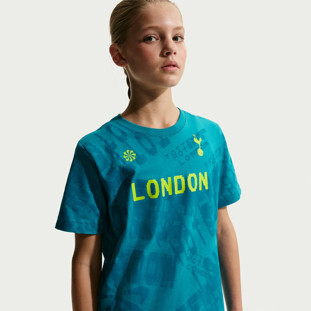 Tottenham Hotspur Youth 2025/26 London T-Shirt Blue - Nike sale