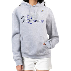 Baltimore Ravens G-III 4Her by Carl Banks Women's Shadow Logo Fleece Pullover Hoodie Gray