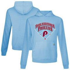 Philadelphia Phillies Levelwear Phantastic Relay Pullover Hoodie - Light Blue - MLB Lifestyle