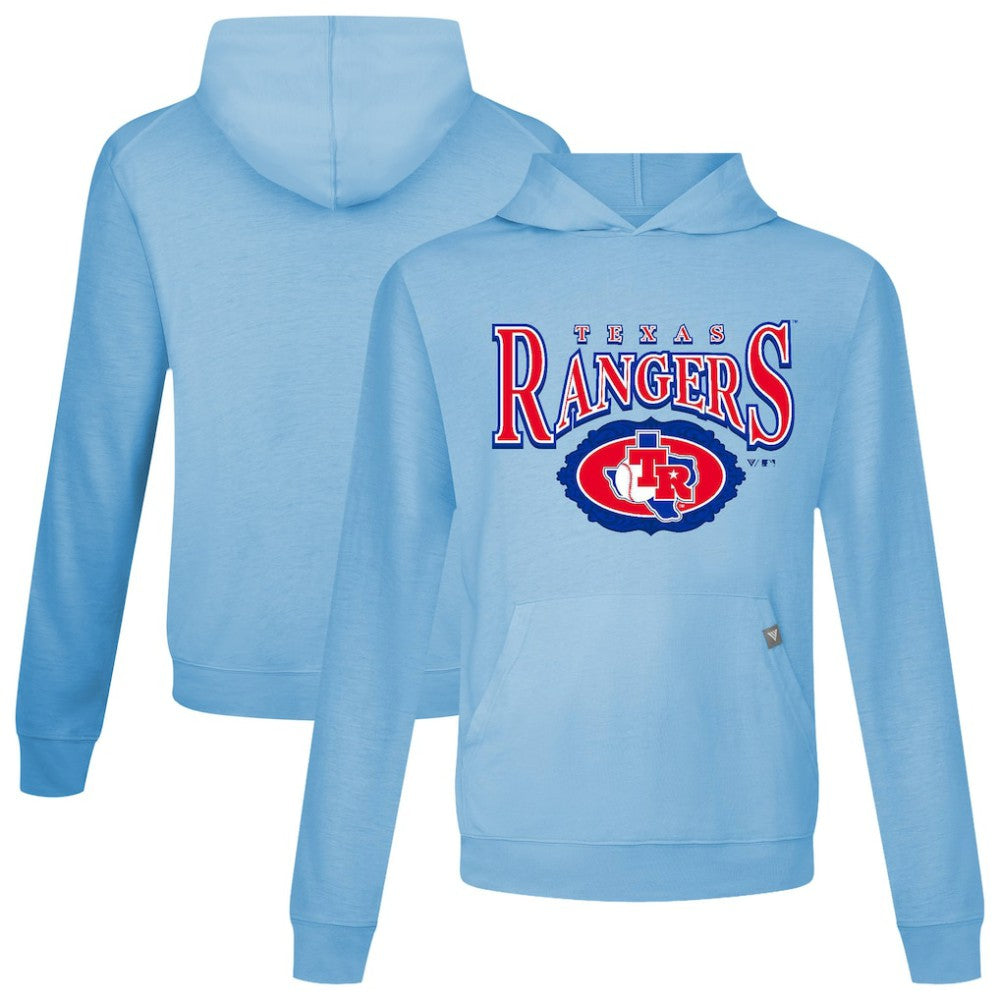 Texas Rangers Levelwear Lone Star Relay Pullover Hoodie - Light Blue - MLB Sale