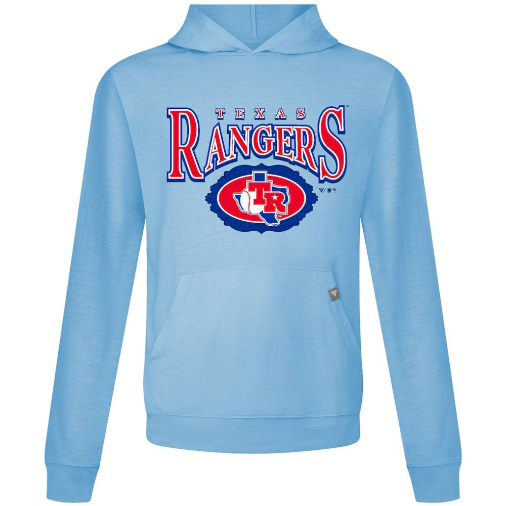 Texas Rangers Levelwear Lone Star Relay Pullover Hoodie - Light Blue - MLB Sale