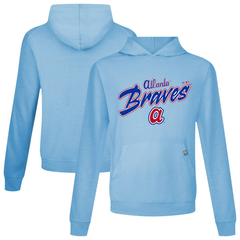 Atlanta Braves Levelwear Defiant Relay Pullover Hoodie - Light Blue - MLB Sale