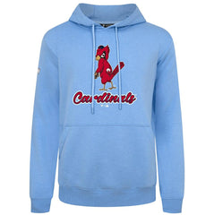 St. Louis Cardinals Levelwear Seeing Red Podium Pullover Hoodie - Light Blue - MLB Discount