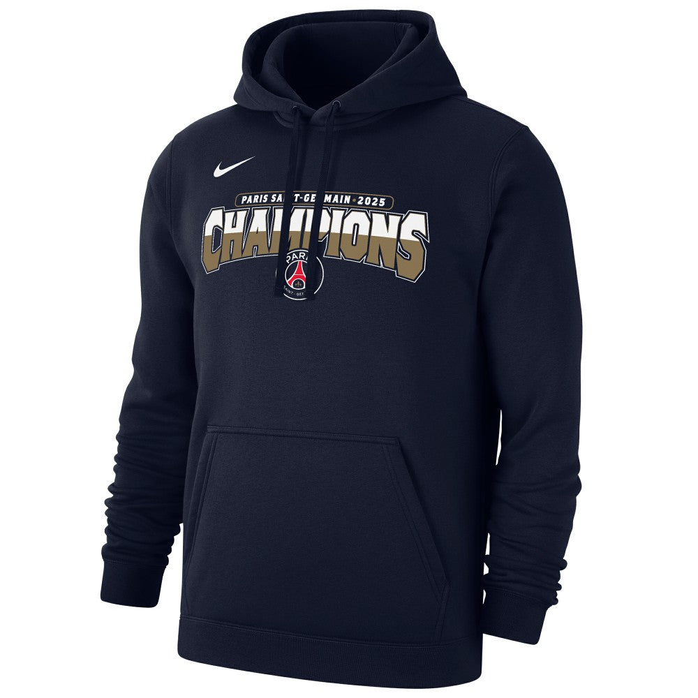 Paris Saint-Germain 2025 Champions League Winners Club Pullover Hoodie Navy - Nike for sale