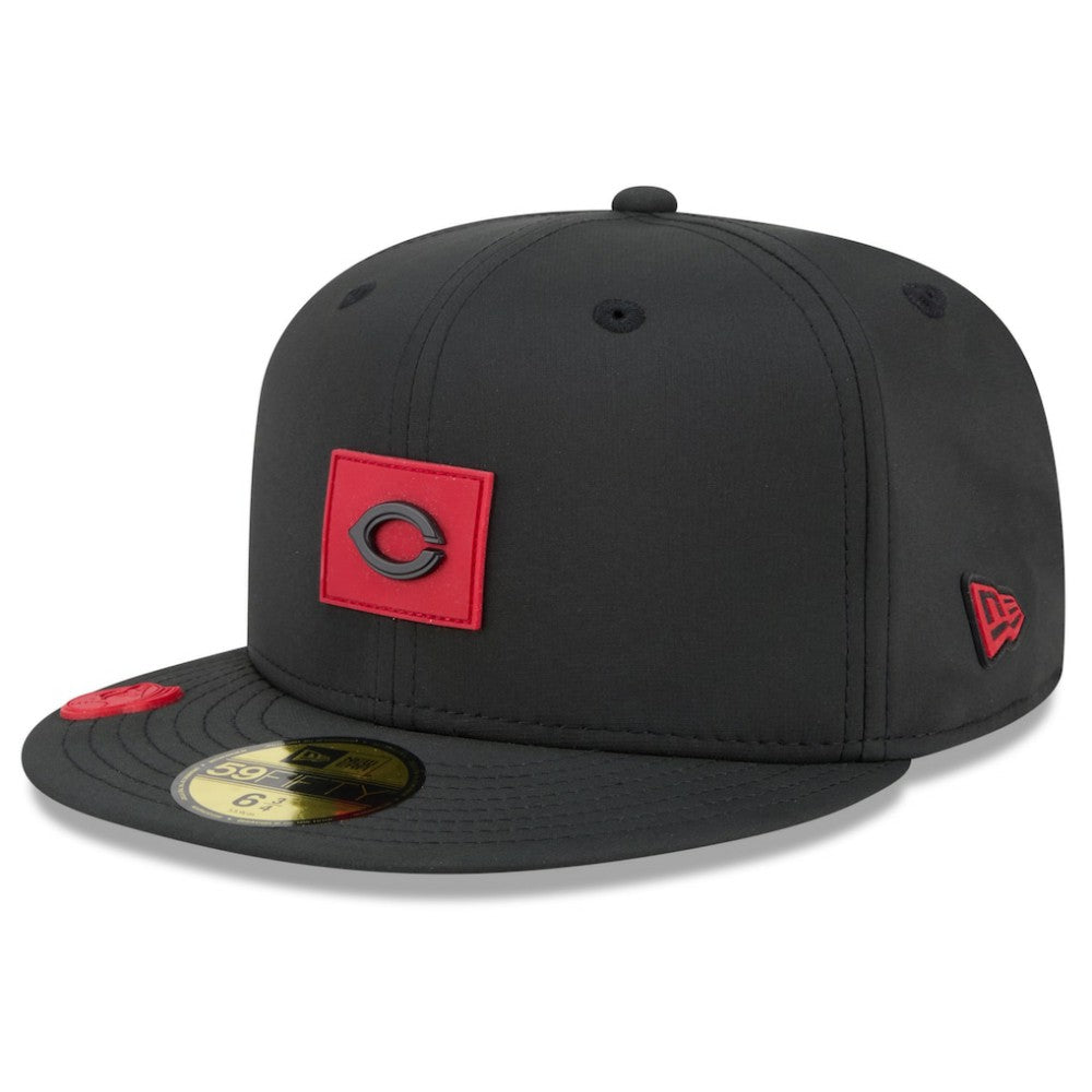 Cincinnati Reds New Era 2026 Clubhouse 59FIFTY Fitted Hat - Black - New Era Online