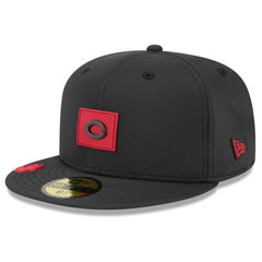 Cincinnati Reds New Era 2026 Clubhouse 59FIFTY Fitted Hat - Black - New Era Online