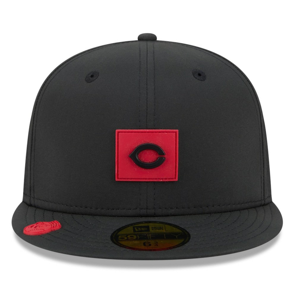 Cincinnati Reds New Era 2026 Clubhouse 59FIFTY Fitted Hat - Black - New Era Online