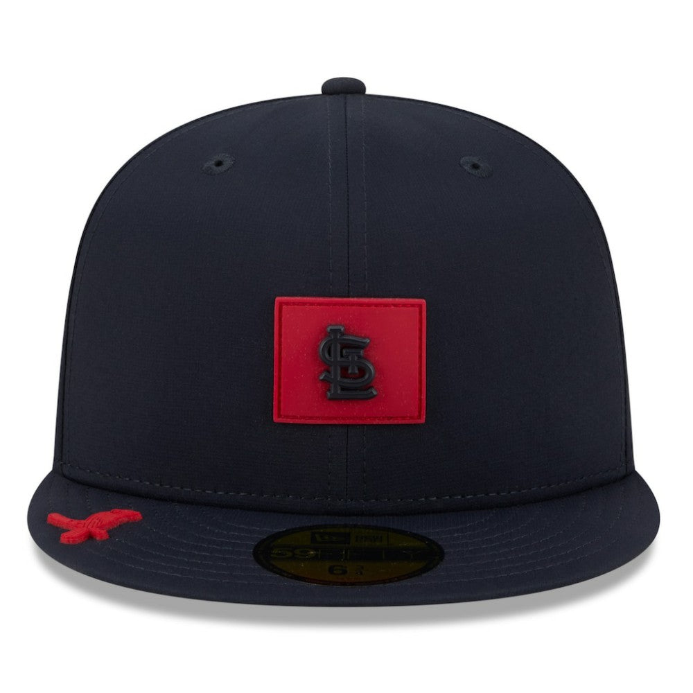 St. Louis Cardinals New Era 2026 Clubhouse 59FIFTY Fitted Hat - Navy - New Era Lifestyle