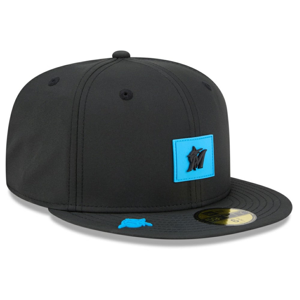 Miami Marlins New Era 2026 Clubhouse 59FIFTY Fitted Hat - Black - New Era Sale