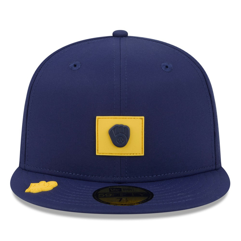 Milwaukee Brewers New Era 2026 Clubhouse 59FIFTY Fitted Hat - Navy - New Era Discount