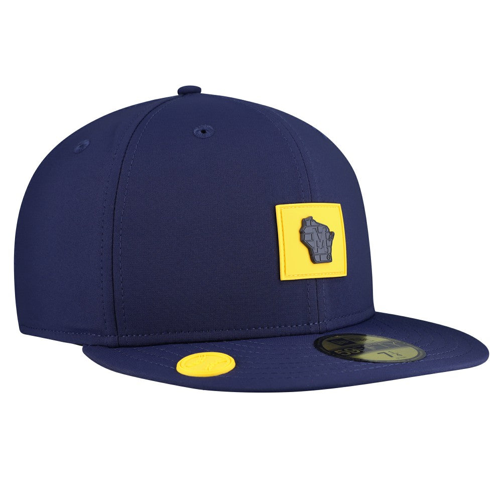 Milwaukee Brewers New Era 2026 Clubhouse Alternate 59FIFTY Fitted Hat - Navy - New Era on Sale