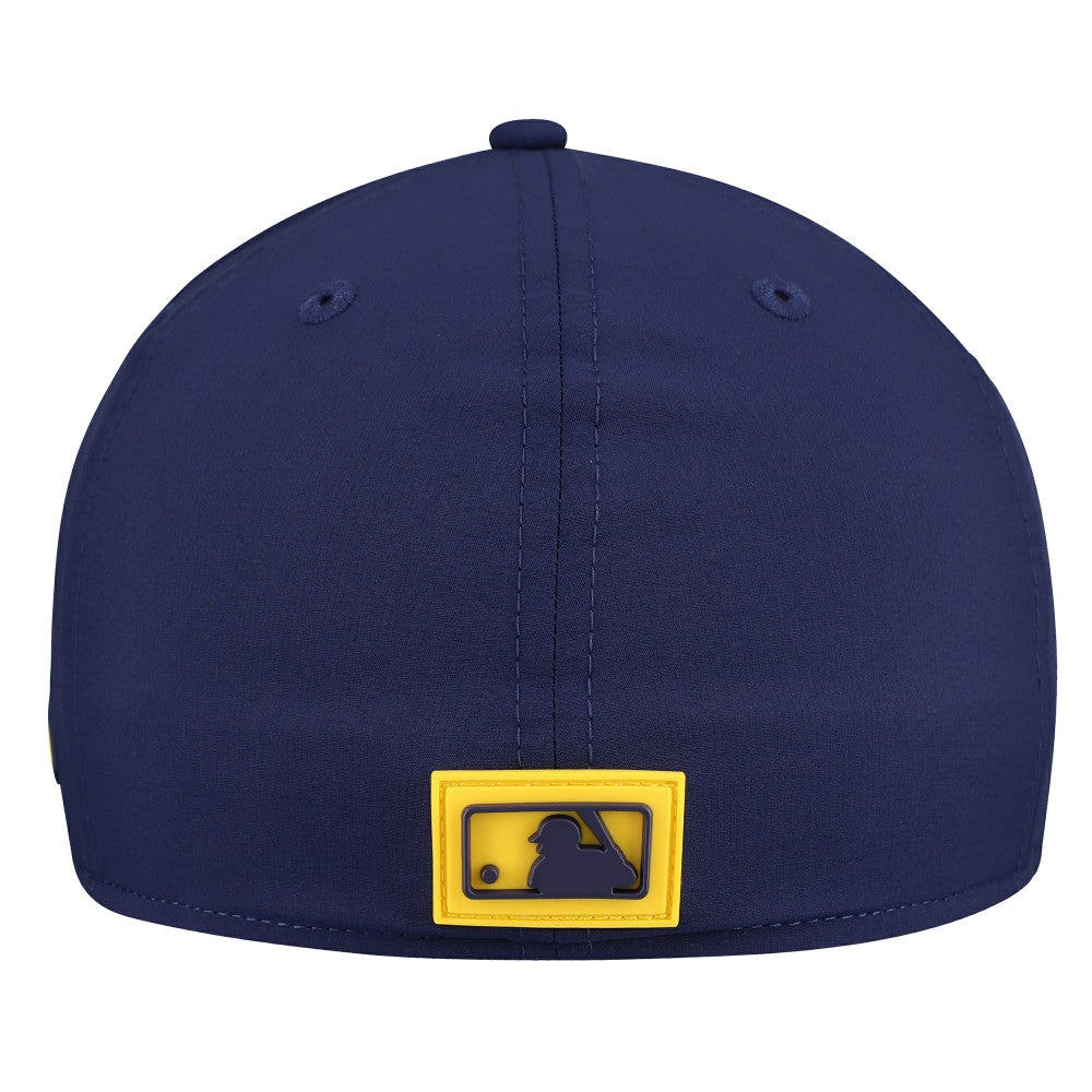 Milwaukee Brewers New Era 2026 Clubhouse Alternate 59FIFTY Fitted Hat - Navy - New Era on Sale
