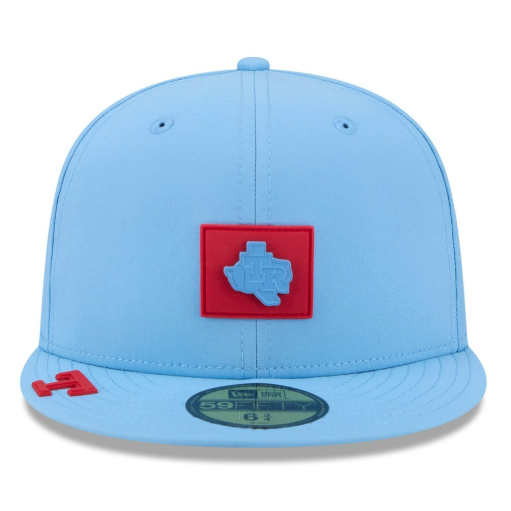Texas Rangers New Era 2026 Clubhouse Alternate 59FIFTY Fitted Hat - Light Blue - New Era Discount