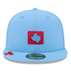 Texas Rangers New Era 2026 Clubhouse Alternate 59FIFTY Fitted Hat - Light Blue - New Era Discount
