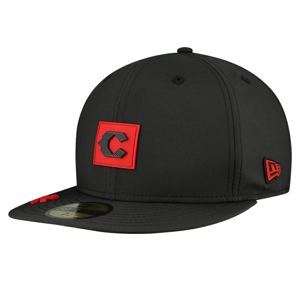 Cincinnati Reds New Era 2026 Clubhouse Alternate 59FIFTY Fitted Hat - Black - New Era on Sale