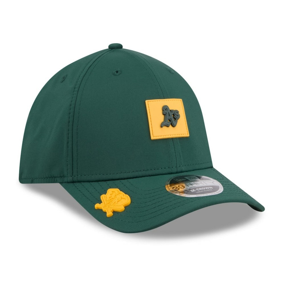 Athletics New Era 2026 Clubhouse M-Crown 39THIRTY Flex Hat - Green - New Era on Sale