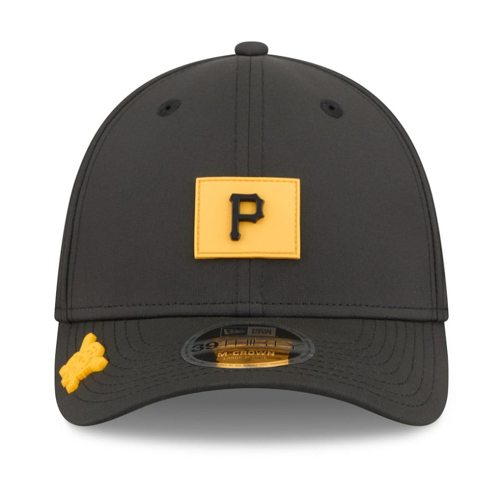 Pittsburgh Pirates New Era 2026 Clubhouse M-Crown 39THIRTY Flex Hat - Black - New Era Online