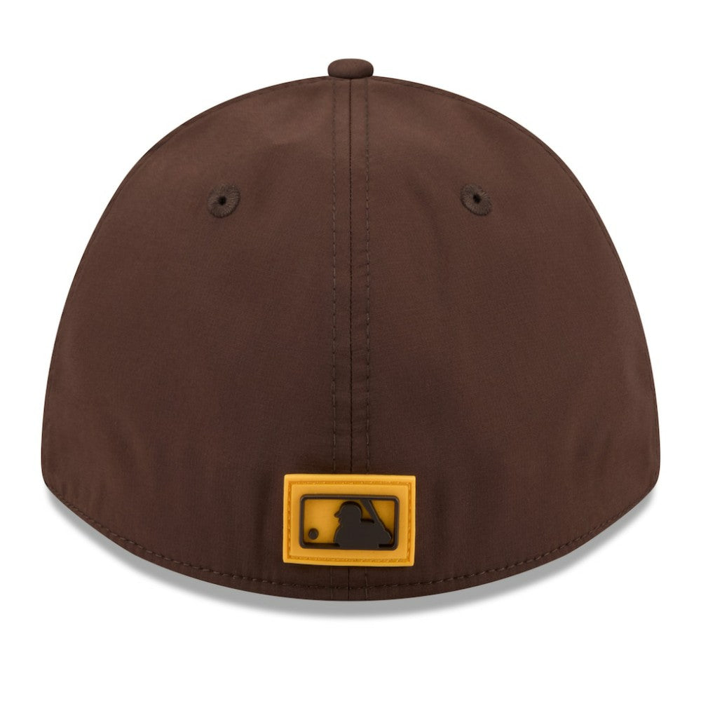 San Diego Padres New Era 2026 Clubhouse M-Crown 39THIRTY Flex Hat - Brown - New Era Lifestyle