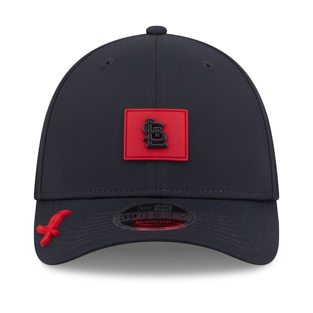 St. Louis Cardinals New Era 2026 Clubhouse M-Crown 39THIRTY Flex Hat - Navy - New Era Lifestyle