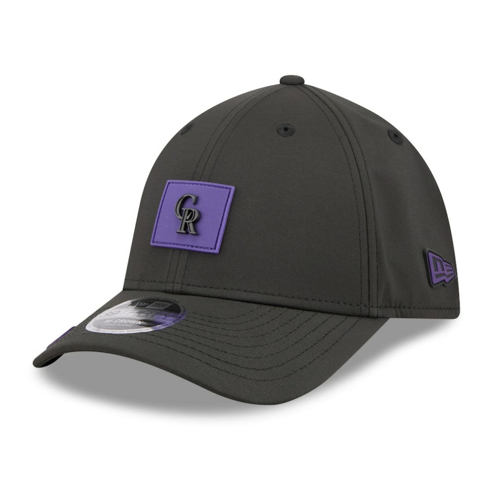 Colorado Rockies New Era 2026 Clubhouse M-Crown 39THIRTY Flex Hat - Black - New Era Online