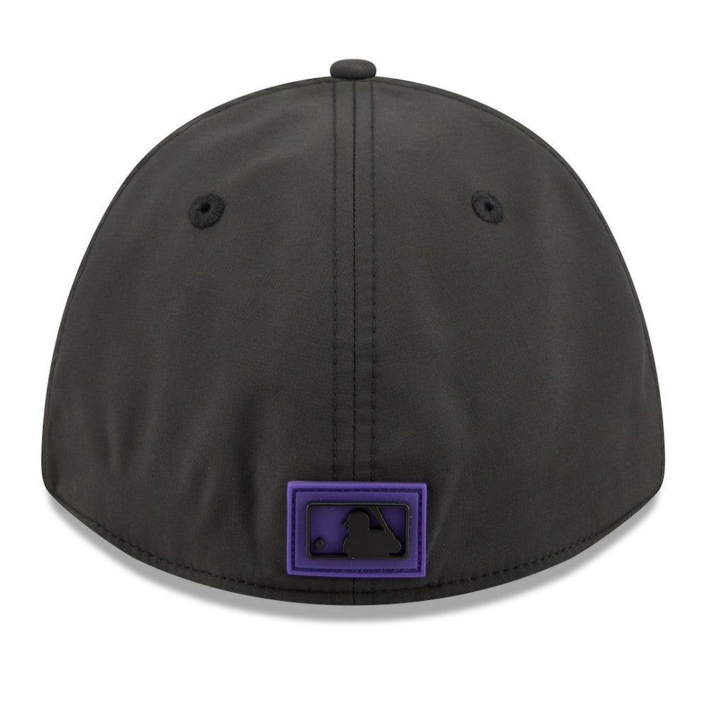 Colorado Rockies New Era 2026 Clubhouse M-Crown 39THIRTY Flex Hat - Black - New Era Online