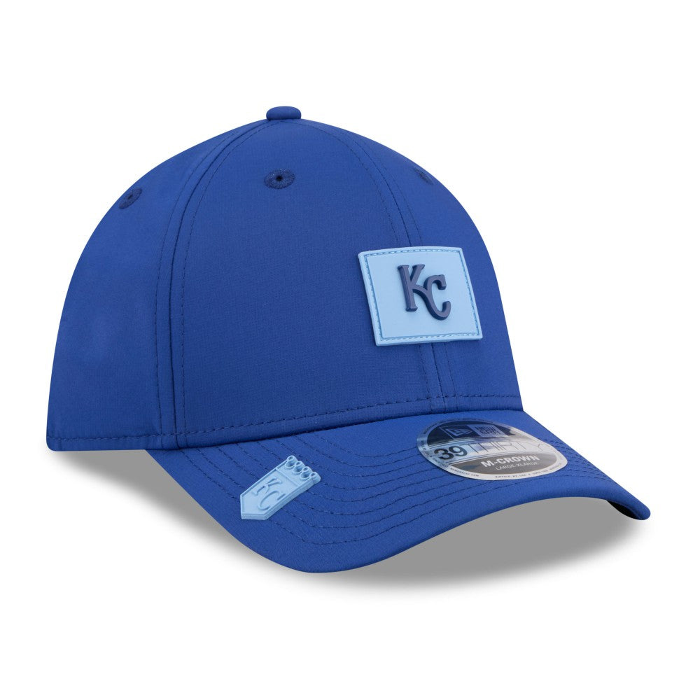 Kansas City Royals New Era 2026 Clubhouse M-Crown 39THIRTY Flex Hat - Royal - New Era Online