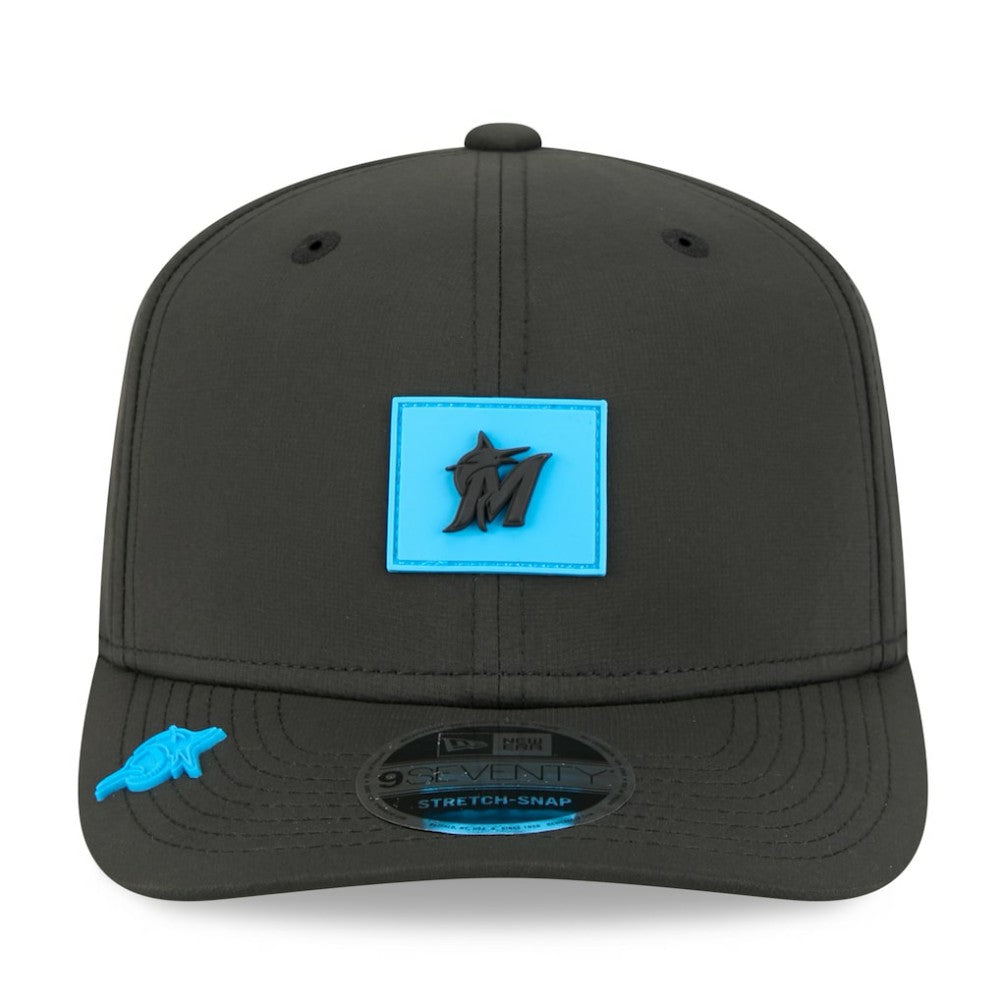 Miami Marlins New Era 2026 Clubhouse 9SEVENTY Adjustable Hat - Black - New Era Online