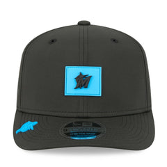 Miami Marlins New Era 2026 Clubhouse 9SEVENTY Adjustable Hat - Black - New Era Online