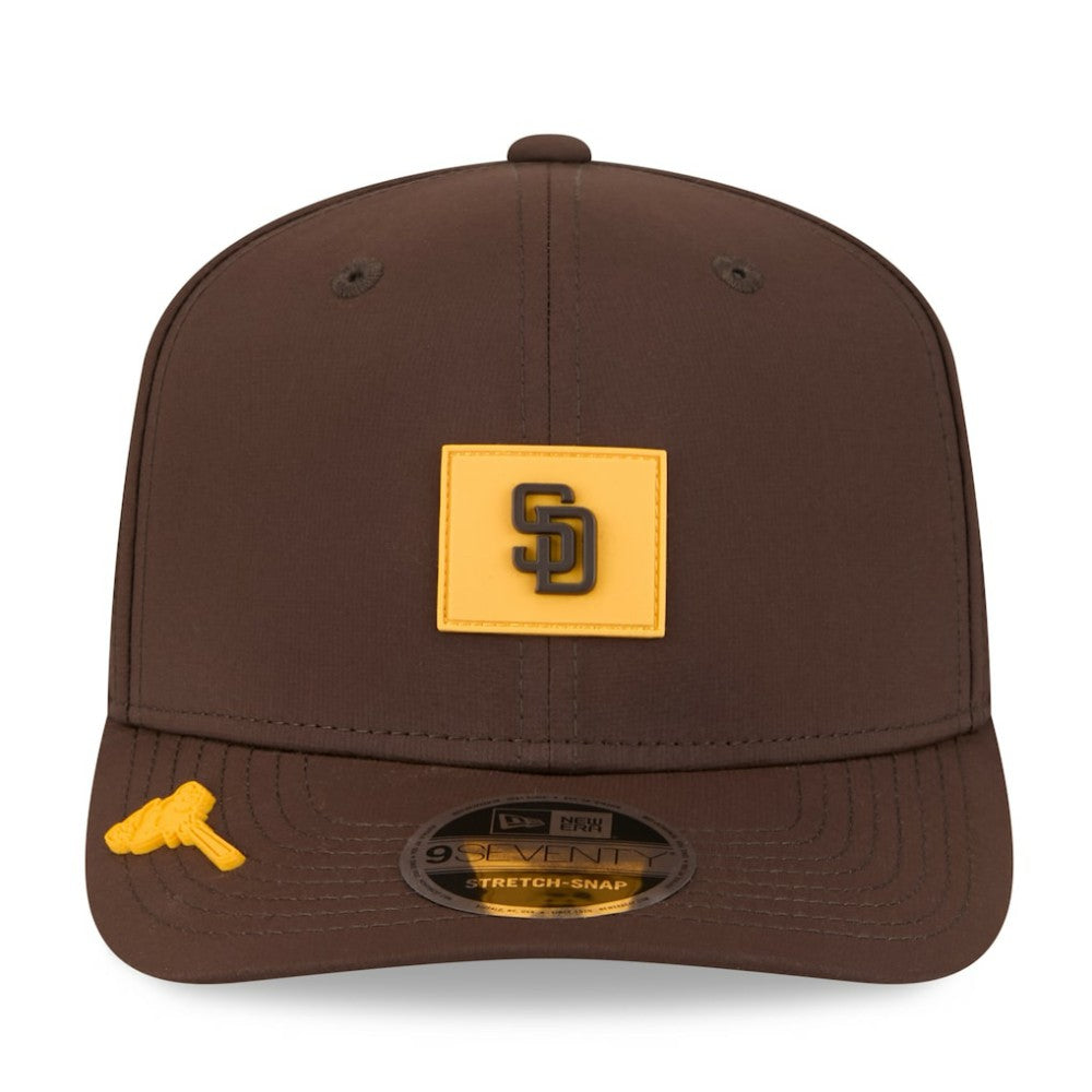 San Diego Padres New Era 2026 Clubhouse 9SEVENTY Adjustable Hat - Brown - New Era Sale
