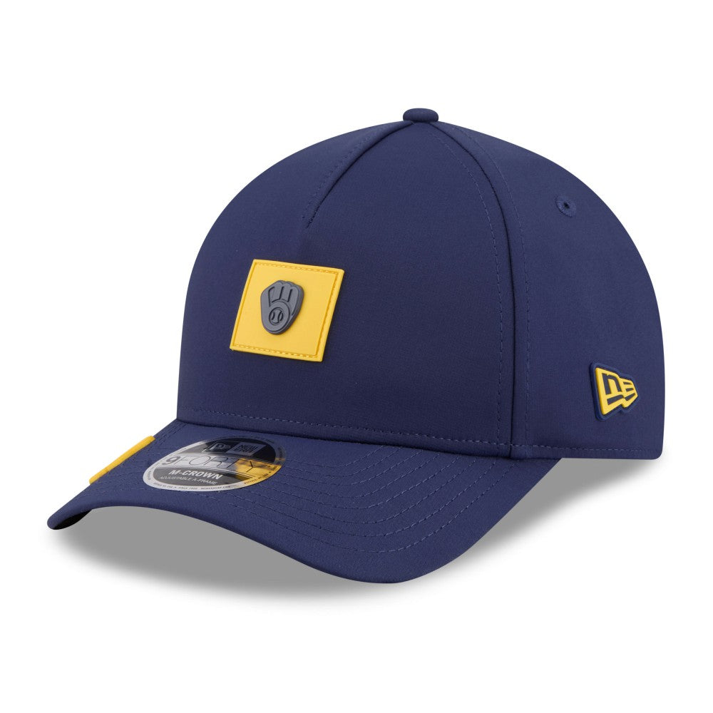Milwaukee Brewers New Era 2026 Clubhouse 9FORTY A-Frame Adjustable Hat - Navy - New Era Online