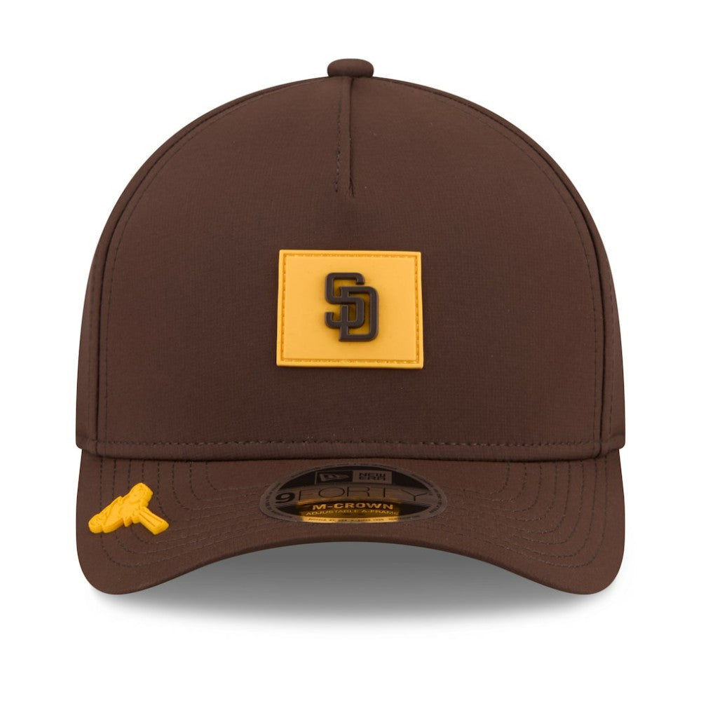 San Diego Padres New Era 2026 Clubhouse 9FORTY A-Frame Adjustable Hat - Brown - New Era Discount