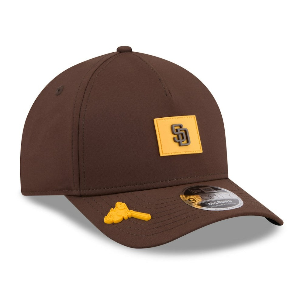 San Diego Padres New Era 2026 Clubhouse 9FORTY A-Frame Adjustable Hat - Brown - New Era Discount