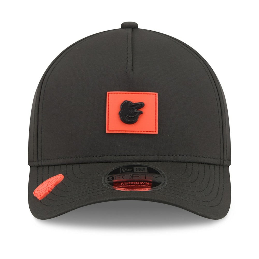Baltimore Orioles New Era 2026 Clubhouse 9FORTY A-Frame Adjustable Hat - Black - New Era Discount