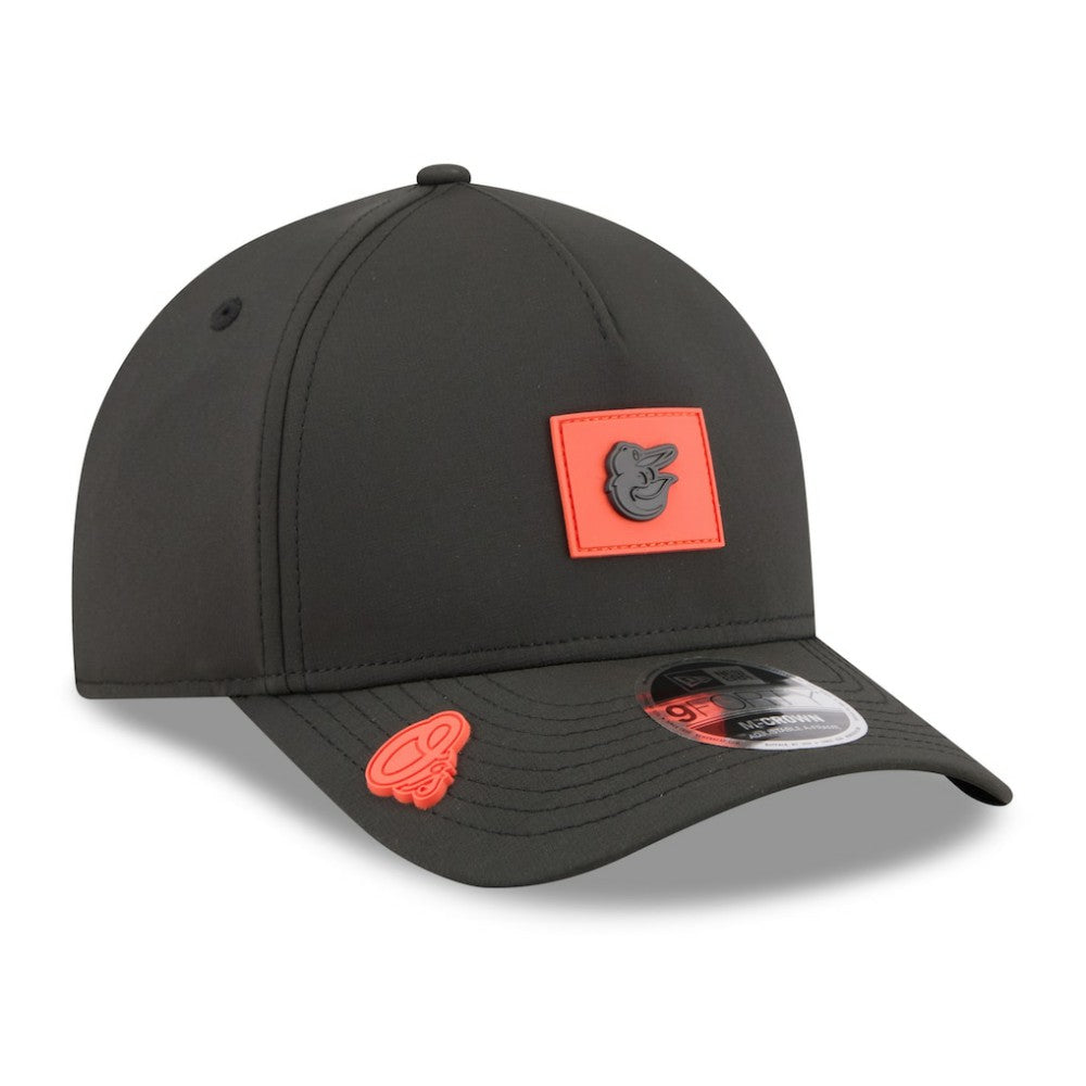 Baltimore Orioles New Era 2026 Clubhouse 9FORTY A-Frame Adjustable Hat - Black - New Era Discount