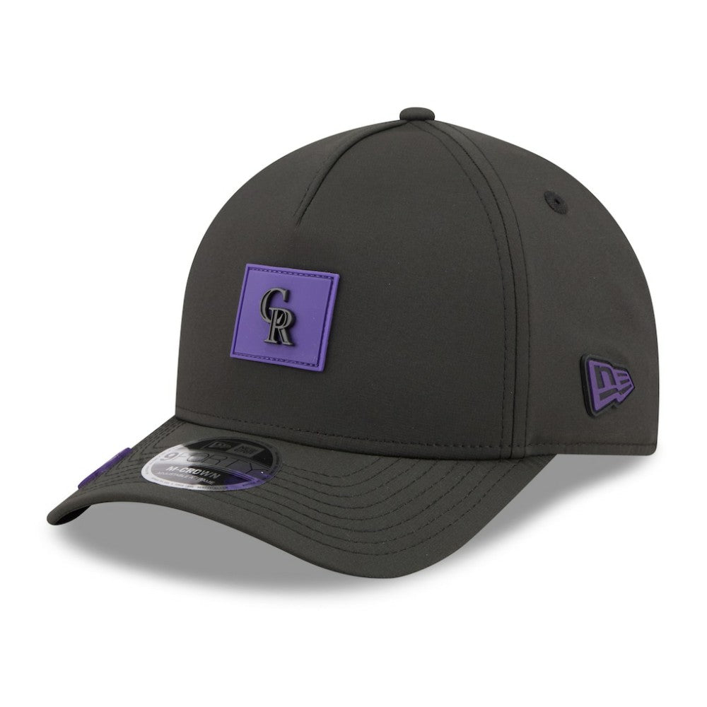 Colorado Rockies New Era 2026 Clubhouse 9FORTY A-Frame Adjustable Hat - Black - New Era Sale