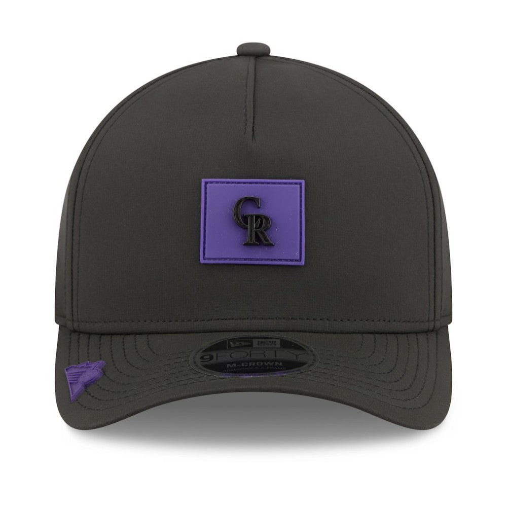 Colorado Rockies New Era 2026 Clubhouse 9FORTY A-Frame Adjustable Hat - Black - New Era Sale