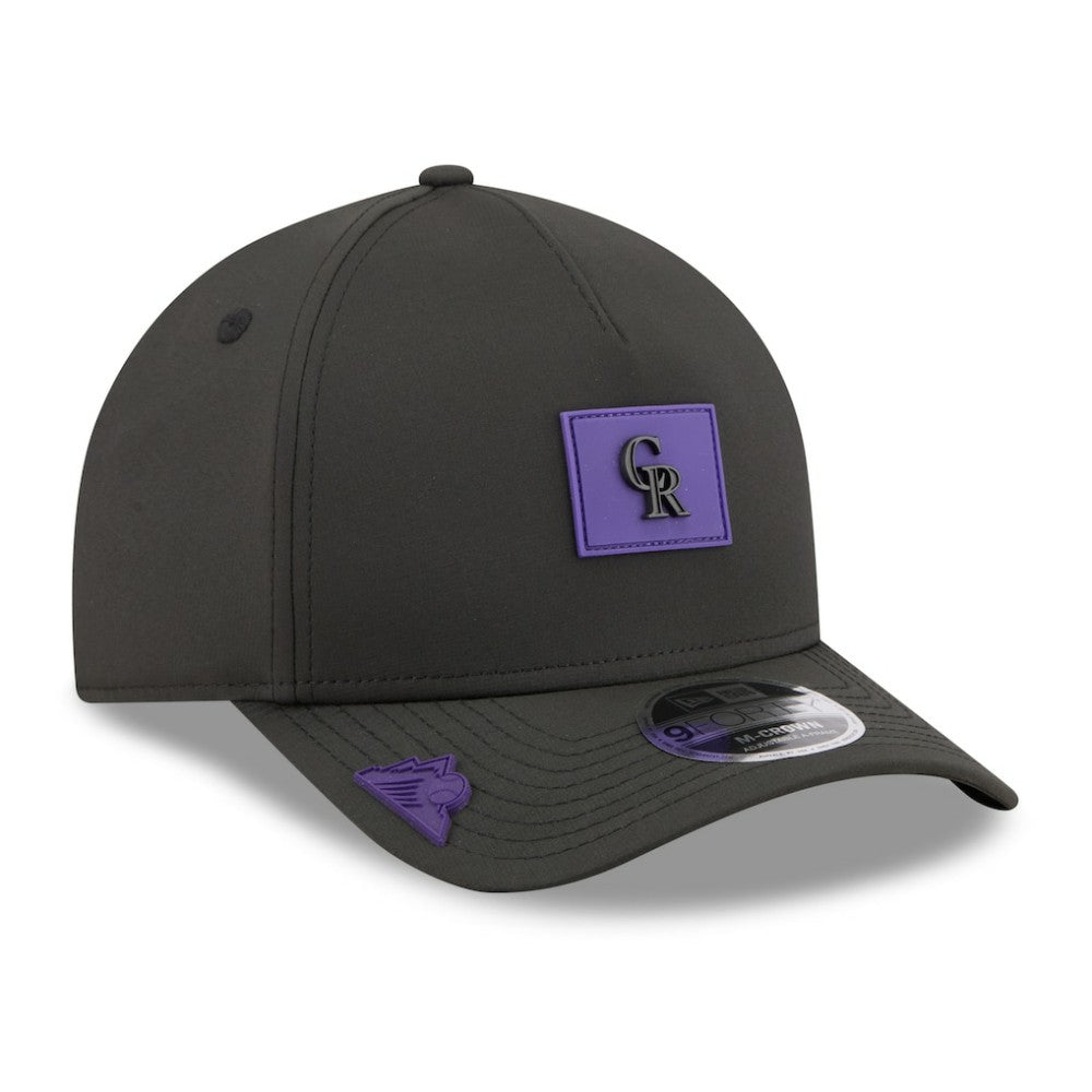 Colorado Rockies New Era 2026 Clubhouse 9FORTY A-Frame Adjustable Hat - Black - New Era Sale