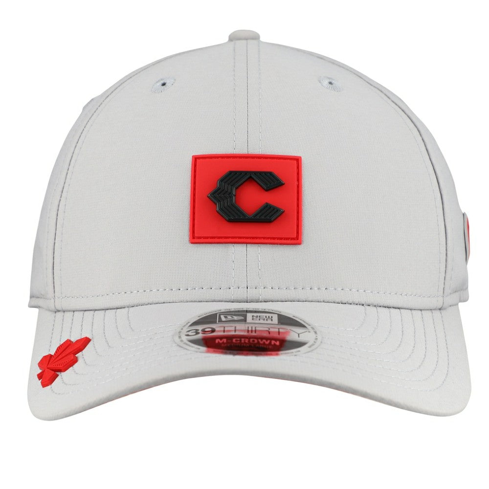 Cincinnati Reds New Era 2026 Clubhouse Alternate 39THIRTY Flex Hat - Gray - New Era Online