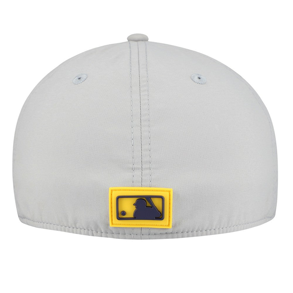 Milwaukee Brewers New Era 2026 Clubhouse Alternate 39THIRTY Flex Hat - Gray - New Era Discount