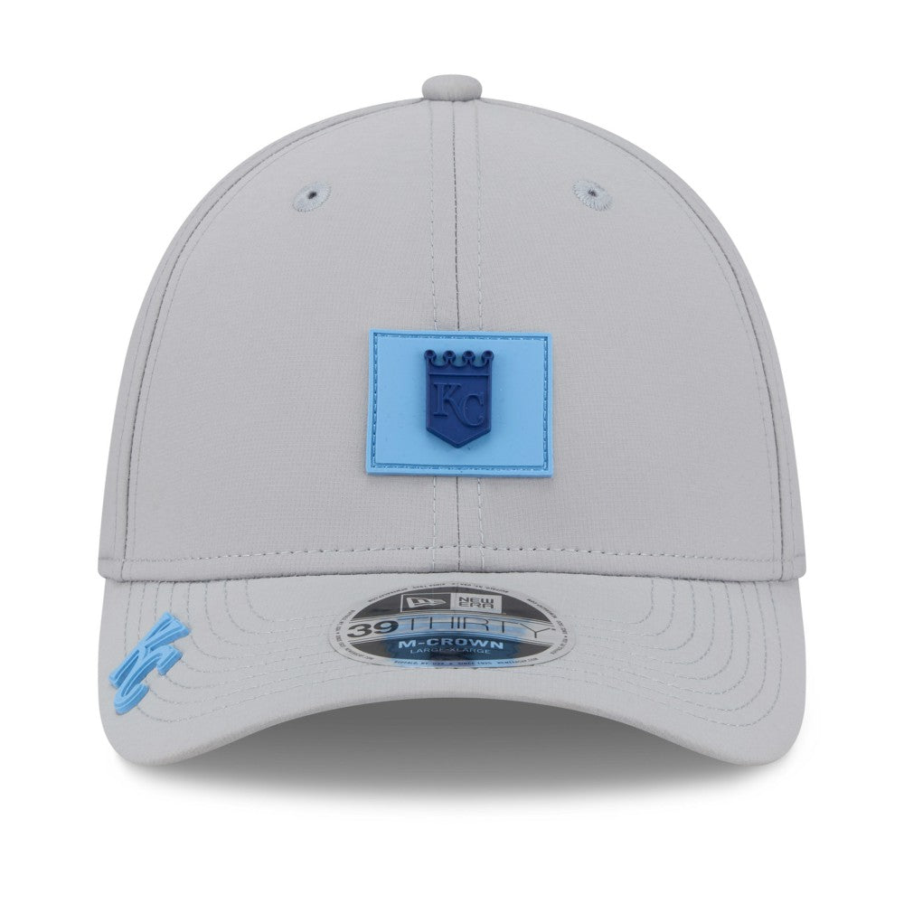 Kansas City Royals New Era 2026 Clubhouse Alternate 39THIRTY Flex Hat - Gray - New Era on Sale