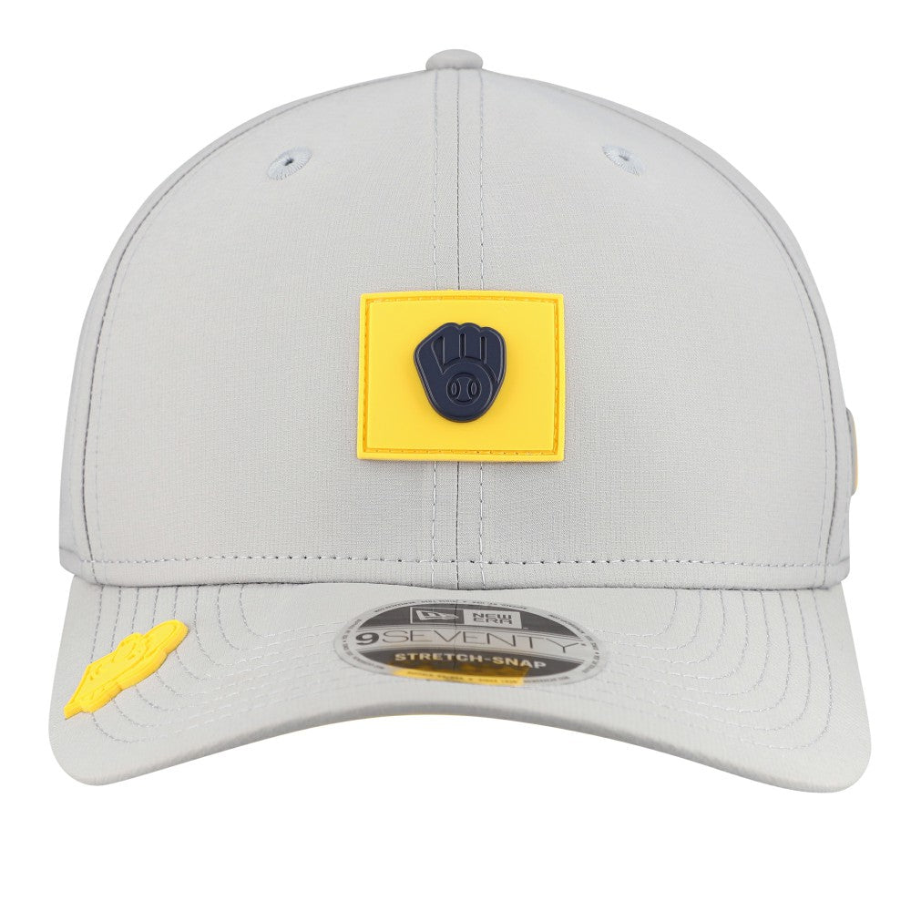 Milwaukee Brewers New Era 2026 Clubhouse 9SEVENTY Adjustable Hat - Gray - New Era Sale