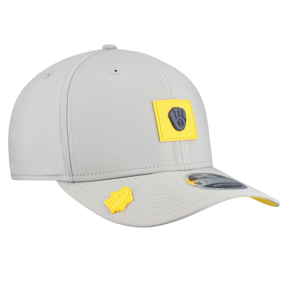 Milwaukee Brewers New Era 2026 Clubhouse 9SEVENTY Adjustable Hat - Gray - New Era Sale