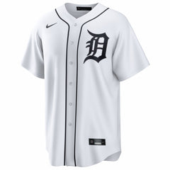Detroit Tigers Nike Home Replica Jersey - White - Nike Lifestyle