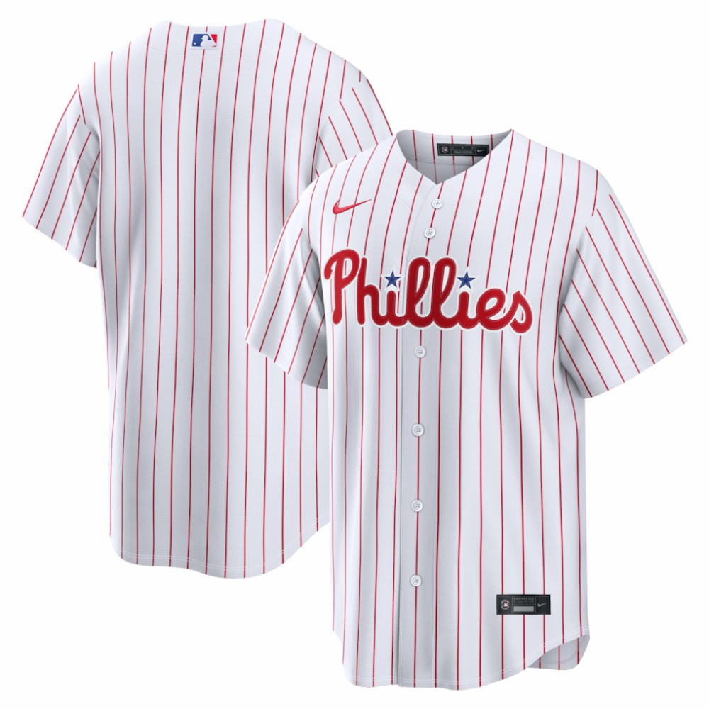 Philadelphia Phillies Nike Home Replica Jersey - White - Nike Discount