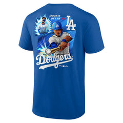 Mookie Betts Los Angeles Dodgers Anime Graphic T-Shirt - Royal - MLB on Sale