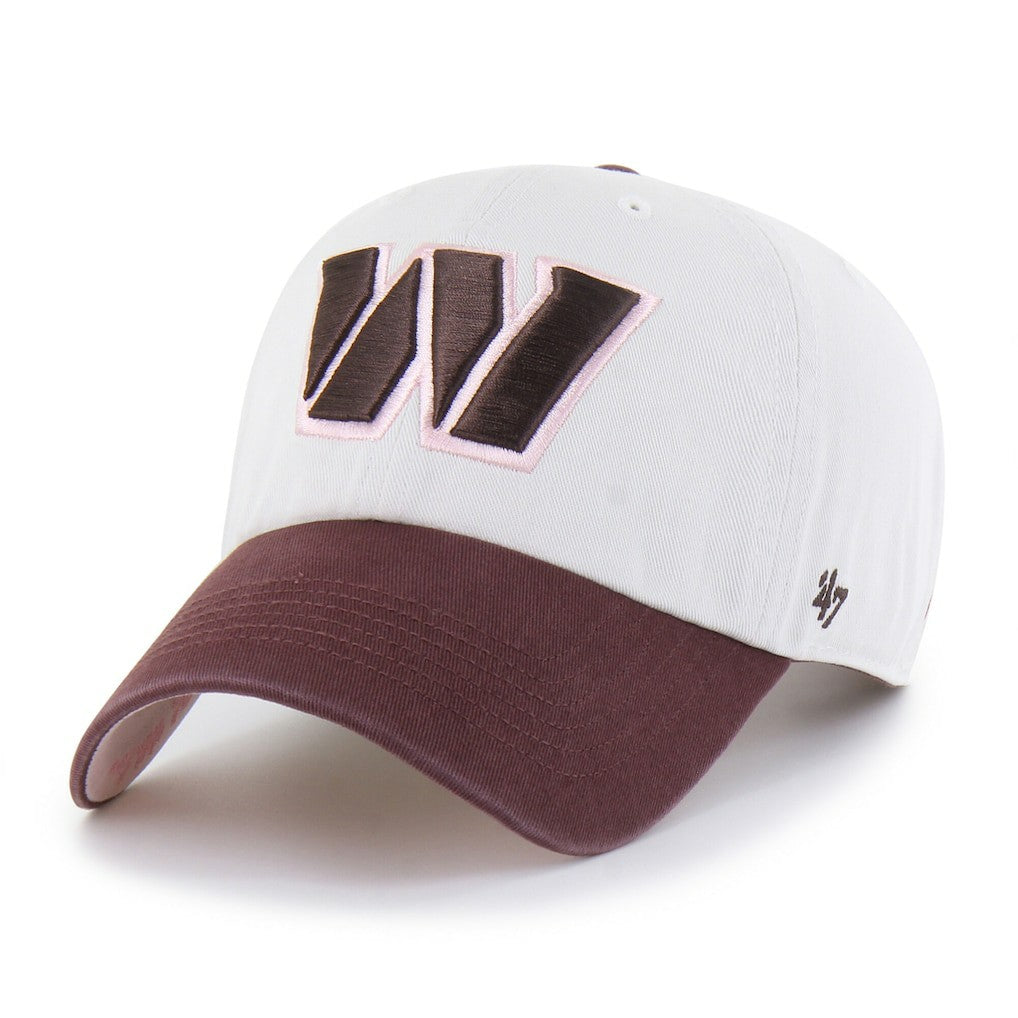 47 brand Washington Commanders '47 Unisex Love Letter Clean Up Adjustable Hat Stone/Burgundy